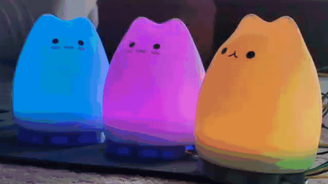 ToorCamp :: "Purrsheen" Squishy Cat Lamp Kit
