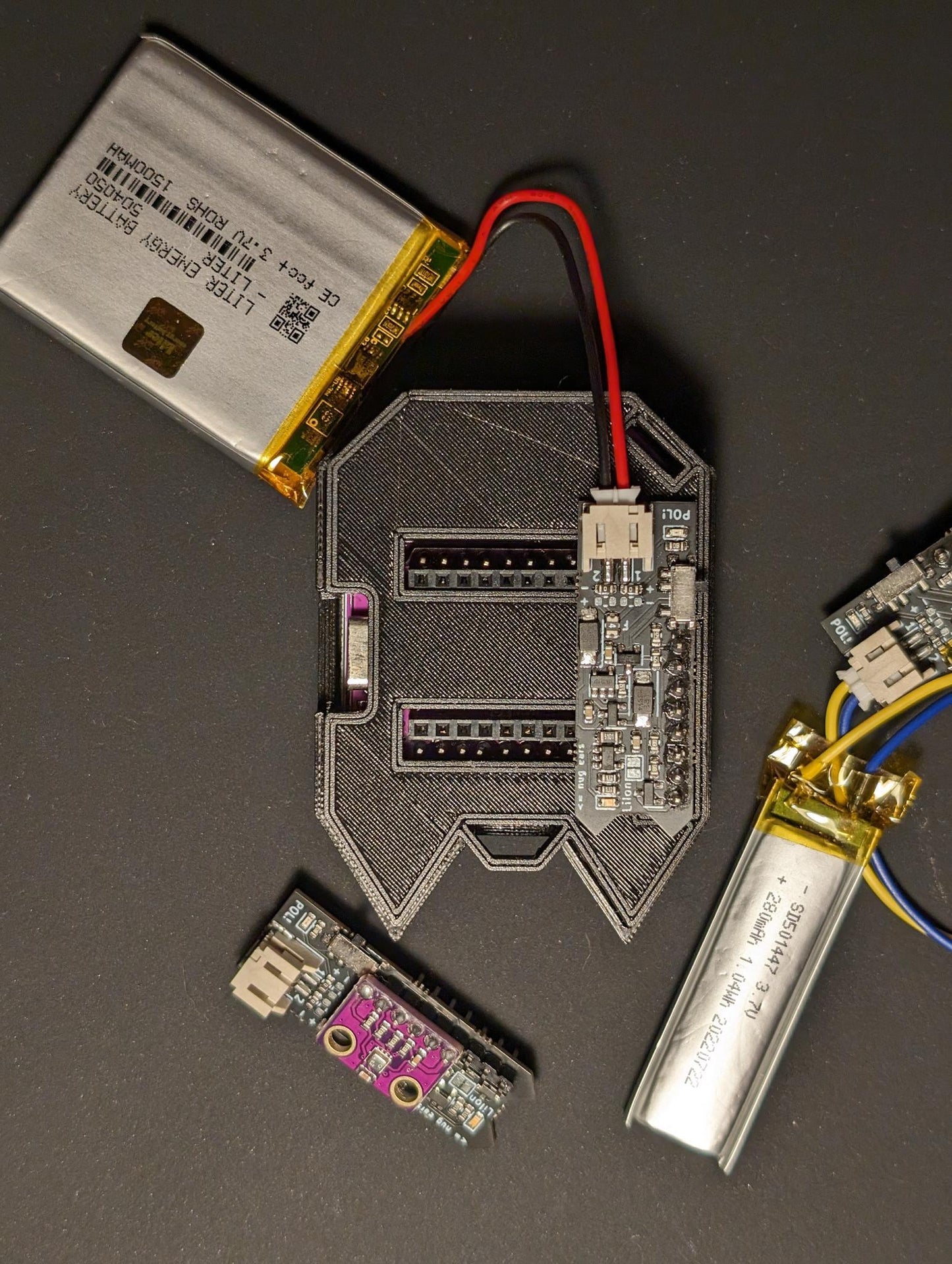 LiPo Battery Breakout Add-on for USB and WiFi Nuggets