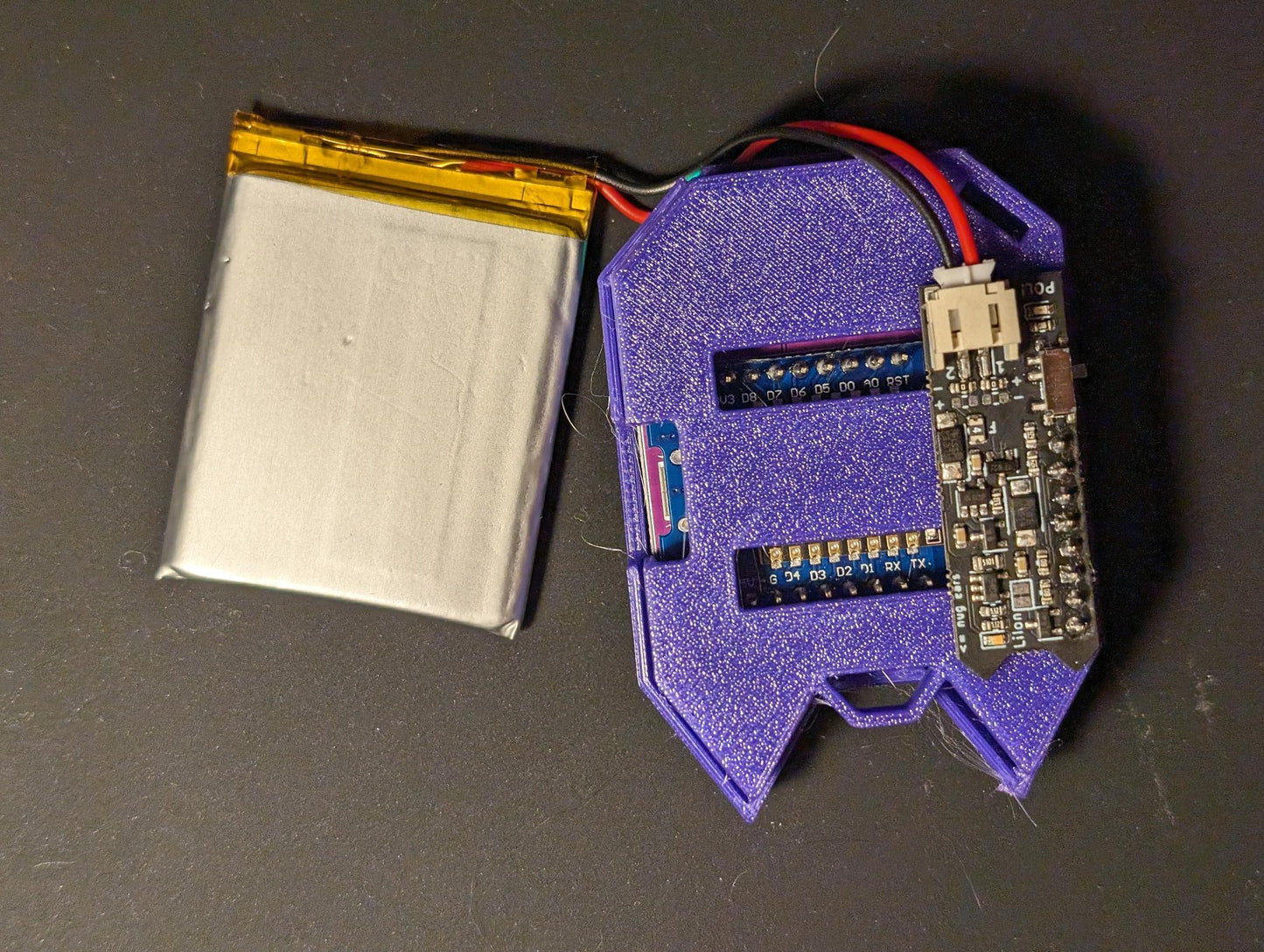 LiPo Battery Breakout Add-on for USB and WiFi Nuggets