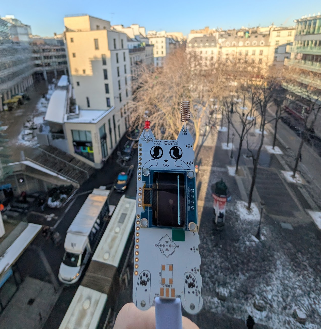 Nibble Zero - Meshtastic/Meshcore node with Flipper Zero support!